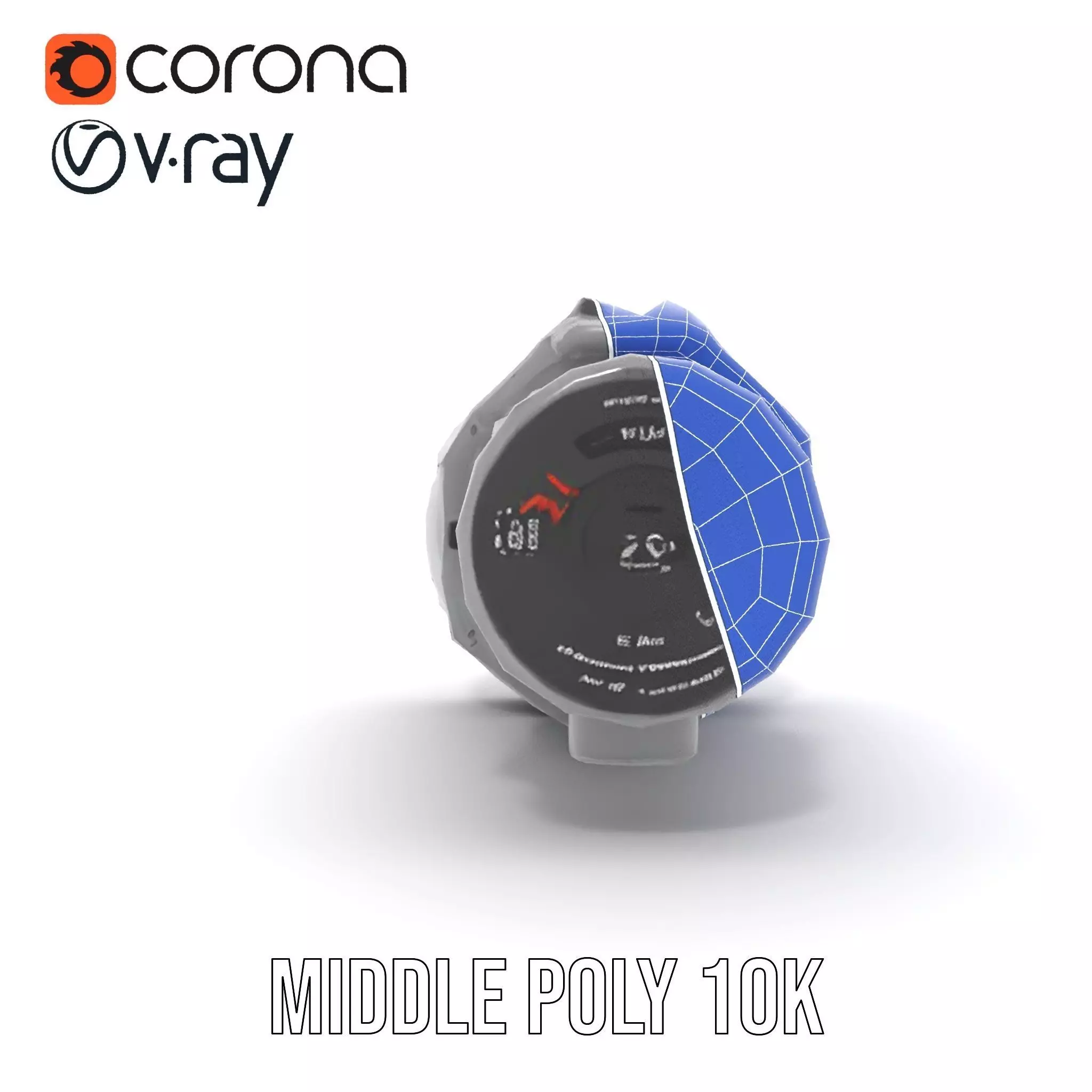 Futuristic Jet Engine model pack Low-poly 3D model_30