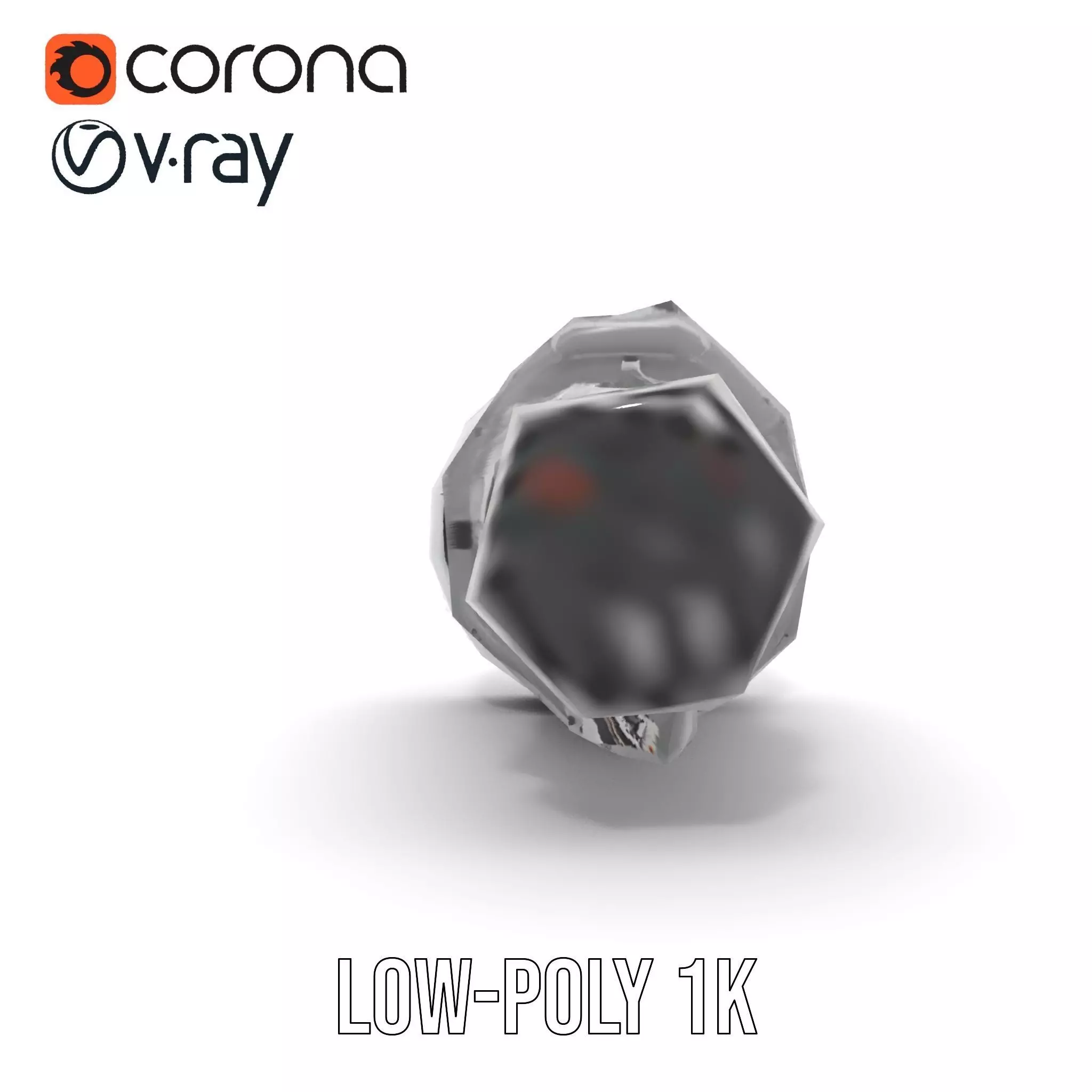 Futuristic Jet Engine model pack Low-poly 3D model_20