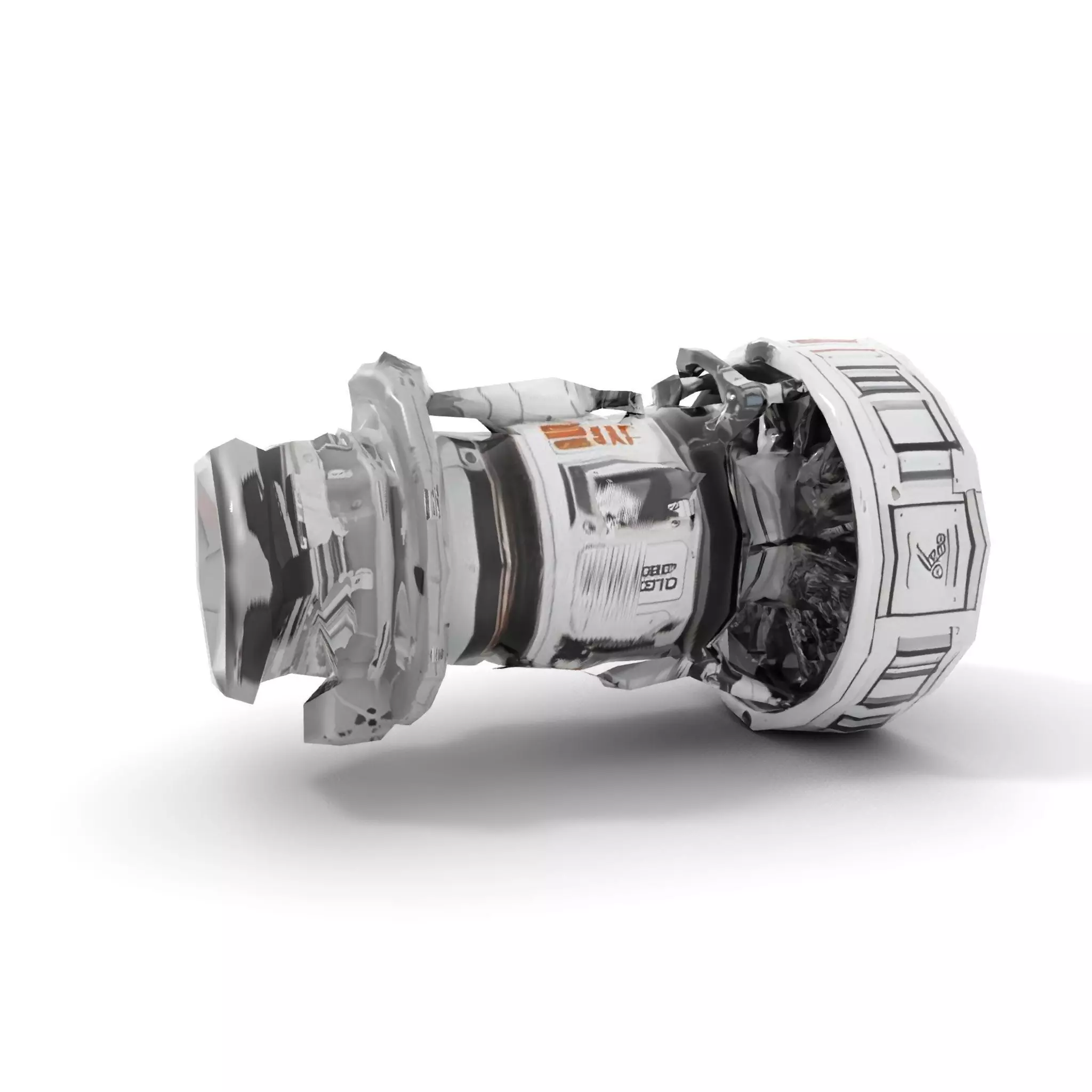 Futuristic Jet Engine model pack Low-poly 3D model_12