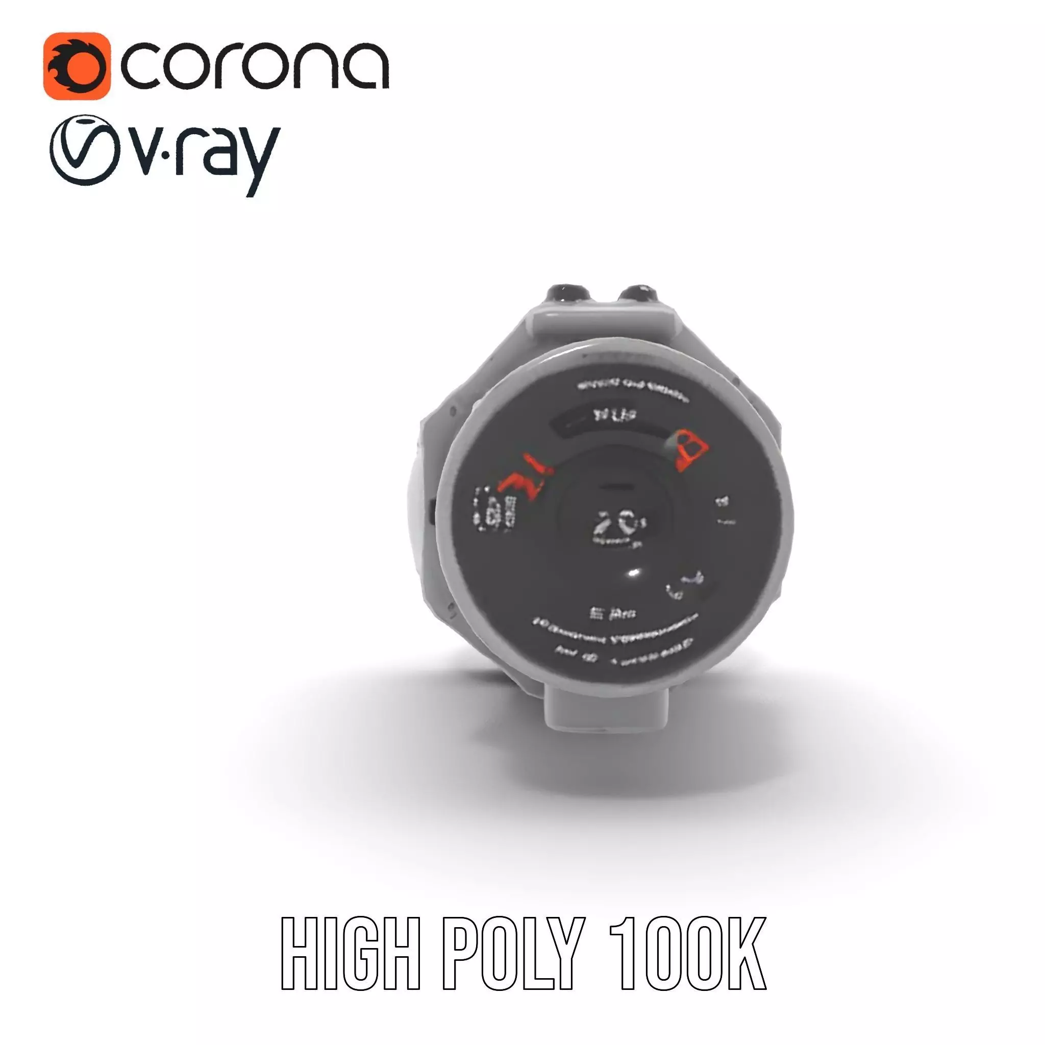 Futuristic Jet Engine model pack Low-poly 3D model_21