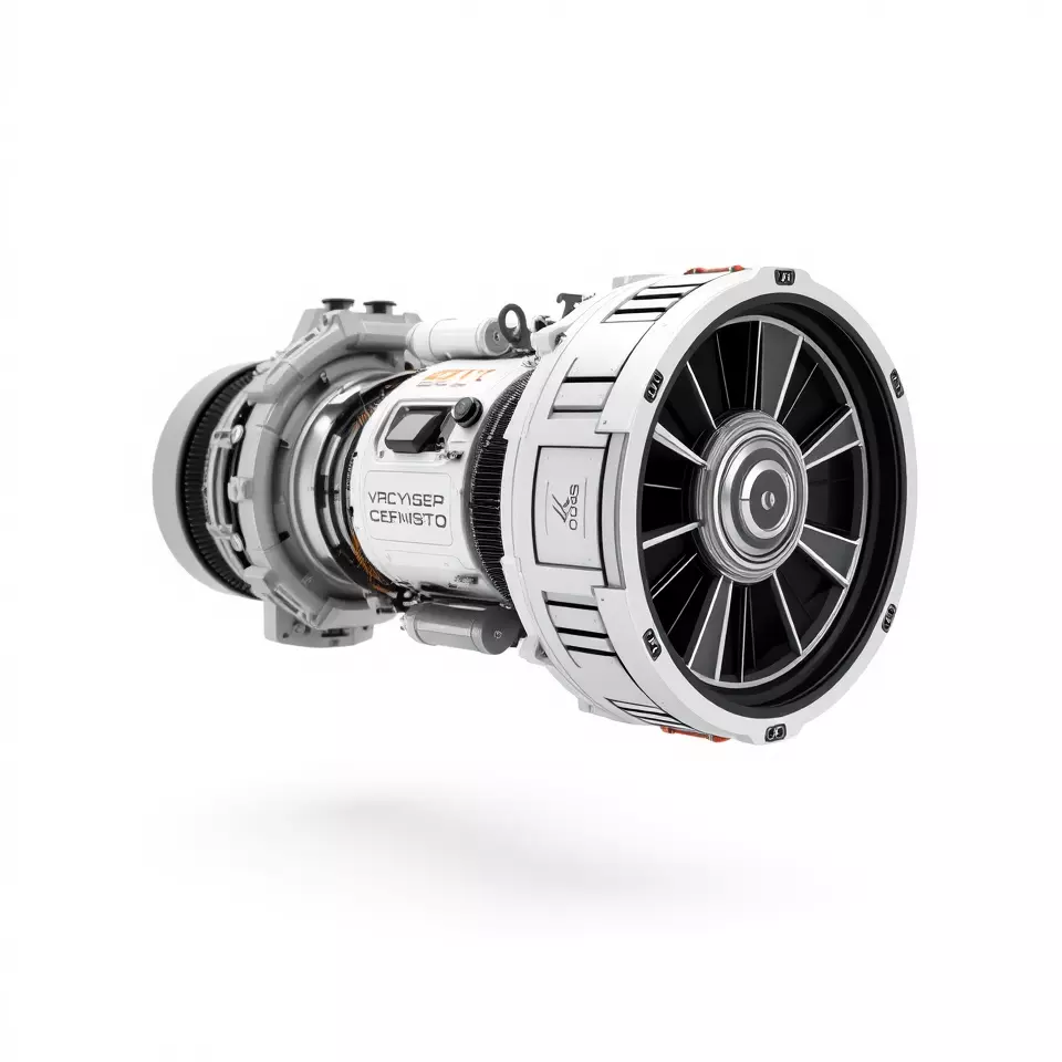 Futuristic Jet Engine model pack Low-poly 3D model_3