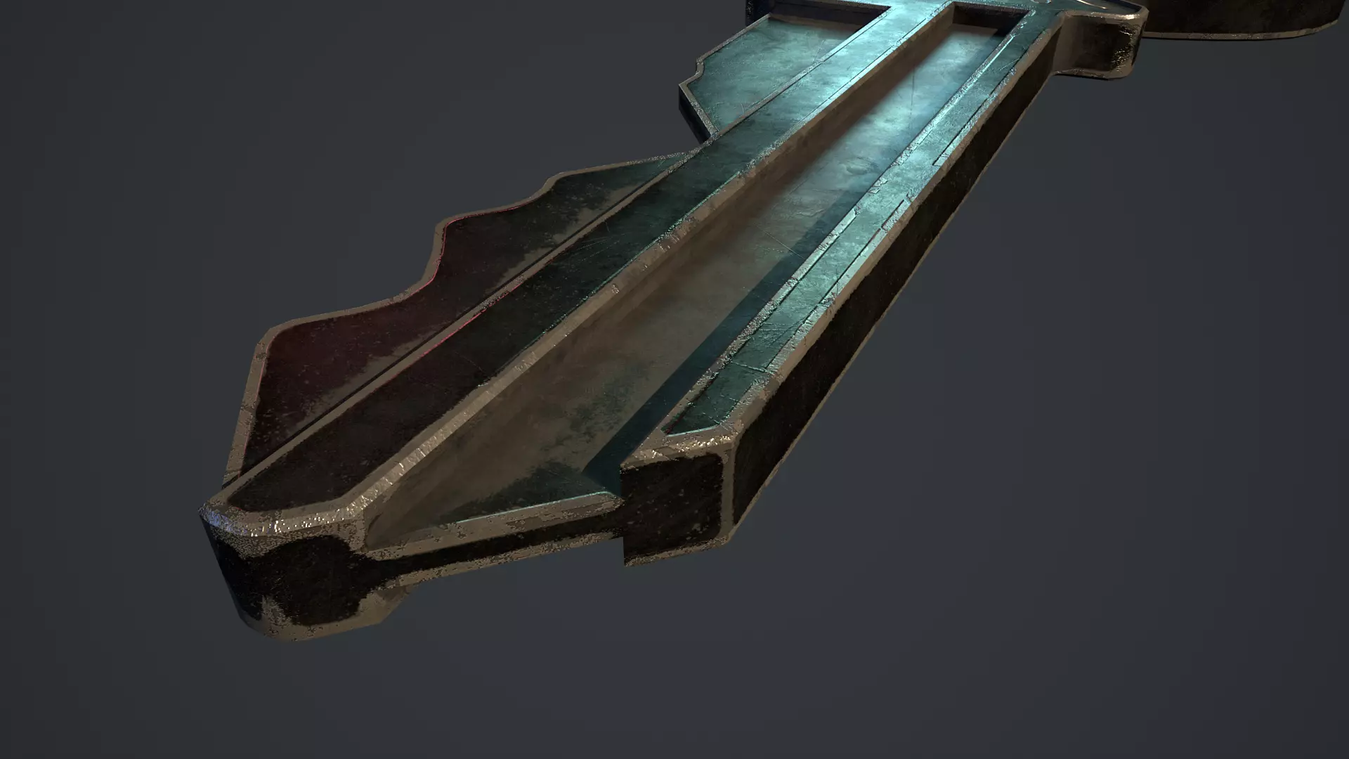 Locker Key Low-poly 3D model_6