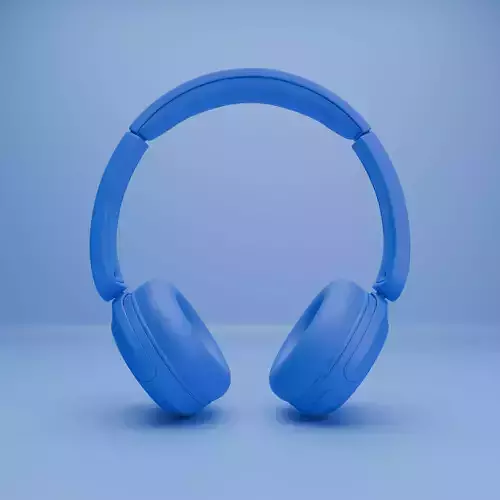 Blue Headphone