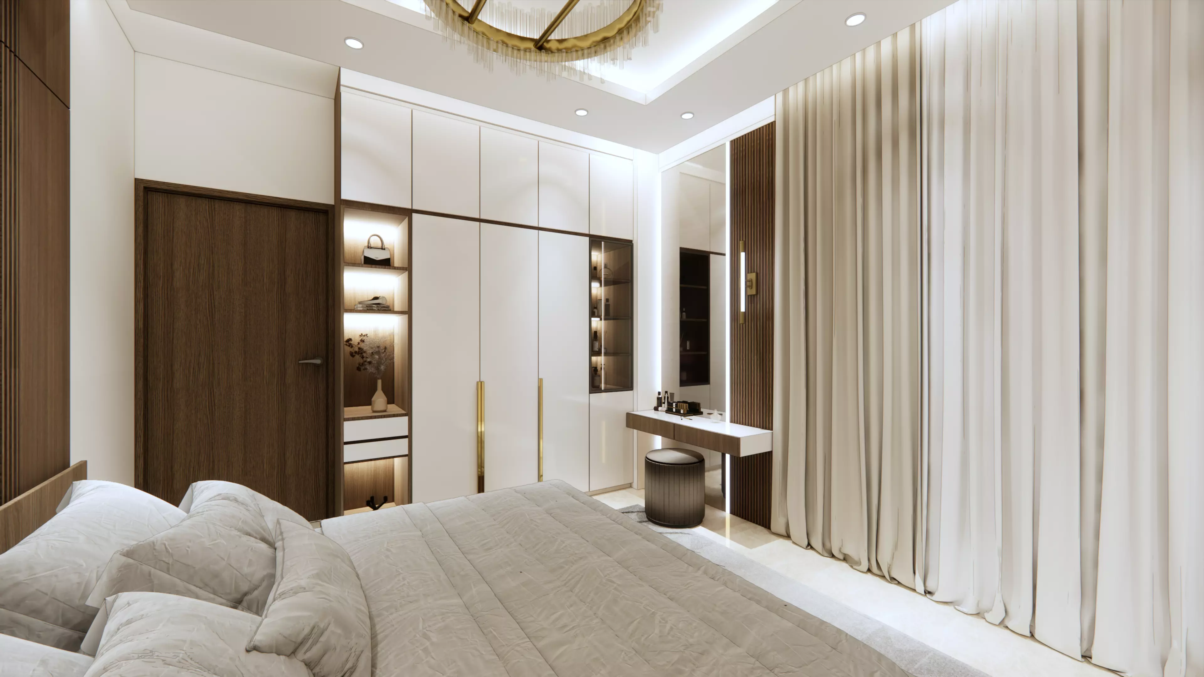 BEDROOM INTERIOR 10 Low-poly 3D model_6