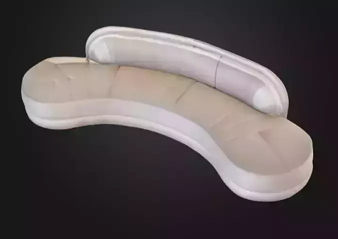 Curved Elegance Sofa
