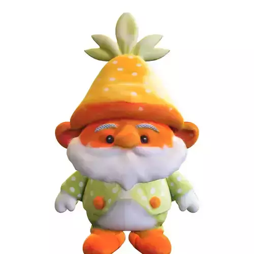 Carrot Hat Garden Gnome
