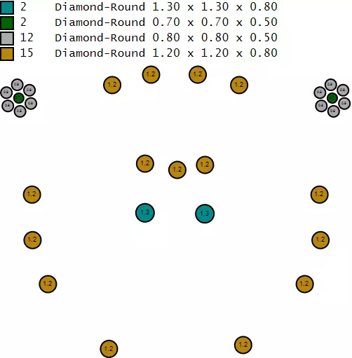 SKULLROUND  FACE PENDANT 3D print model_5