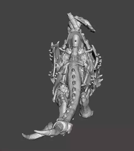 PINKY RIDER DEMON MINIATURE MODEL FIGURE FANTASY SCIFI GAMES RPG 3D print model_8