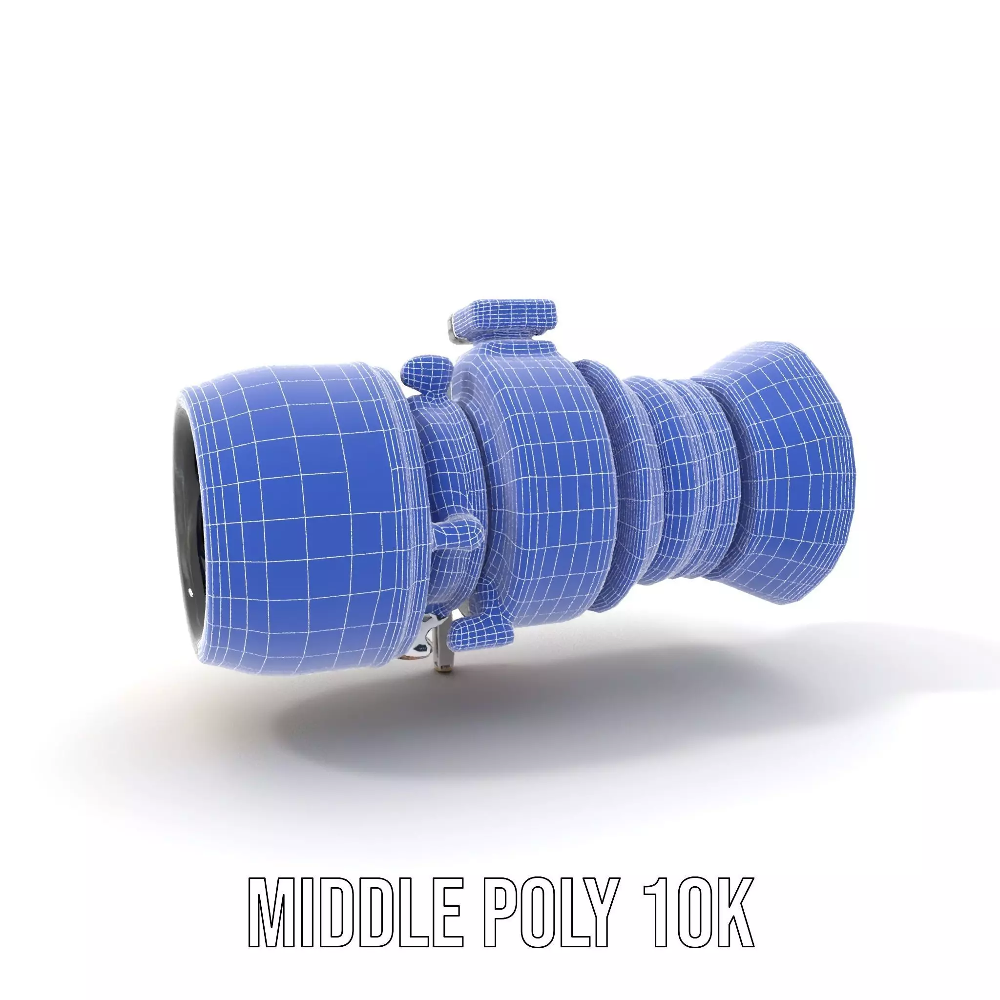 Advanced Turbojet Engine Model Pack Low-poly 3D model_12