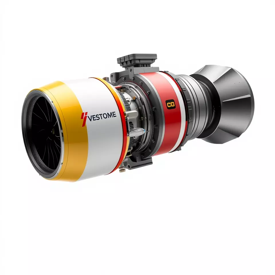 Advanced Turbojet Engine Model Pack Low-poly 3D model_3