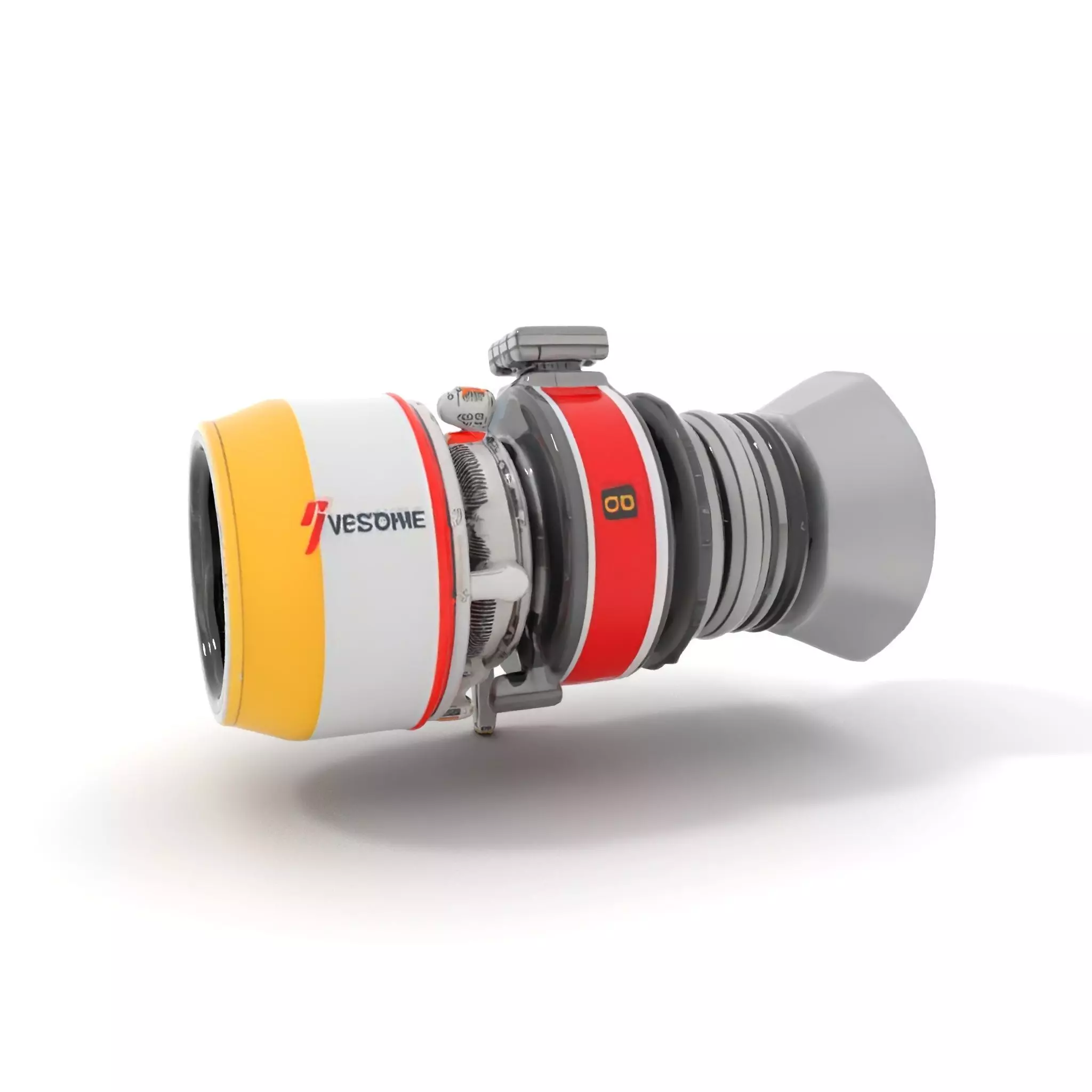 Advanced Turbojet Engine Model Pack Low-poly 3D model_0