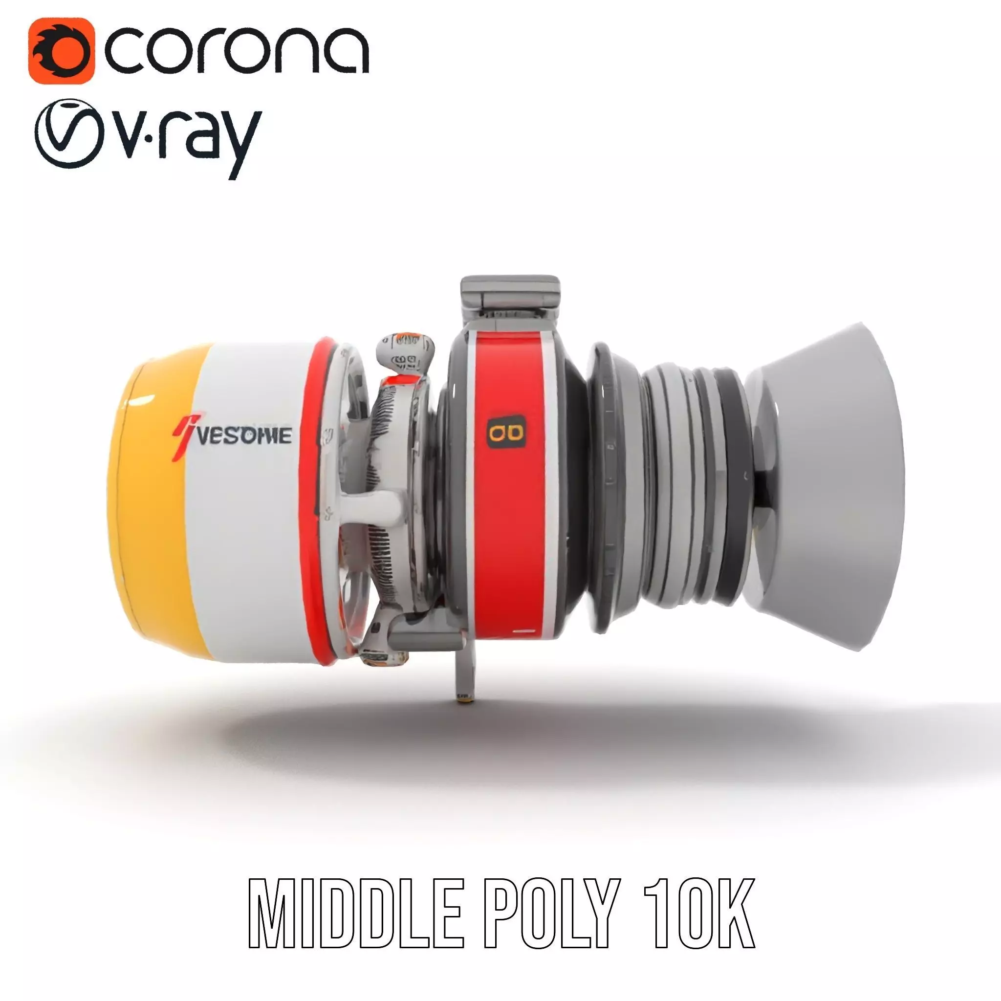 Advanced Turbojet Engine Model Pack Low-poly 3D model_14