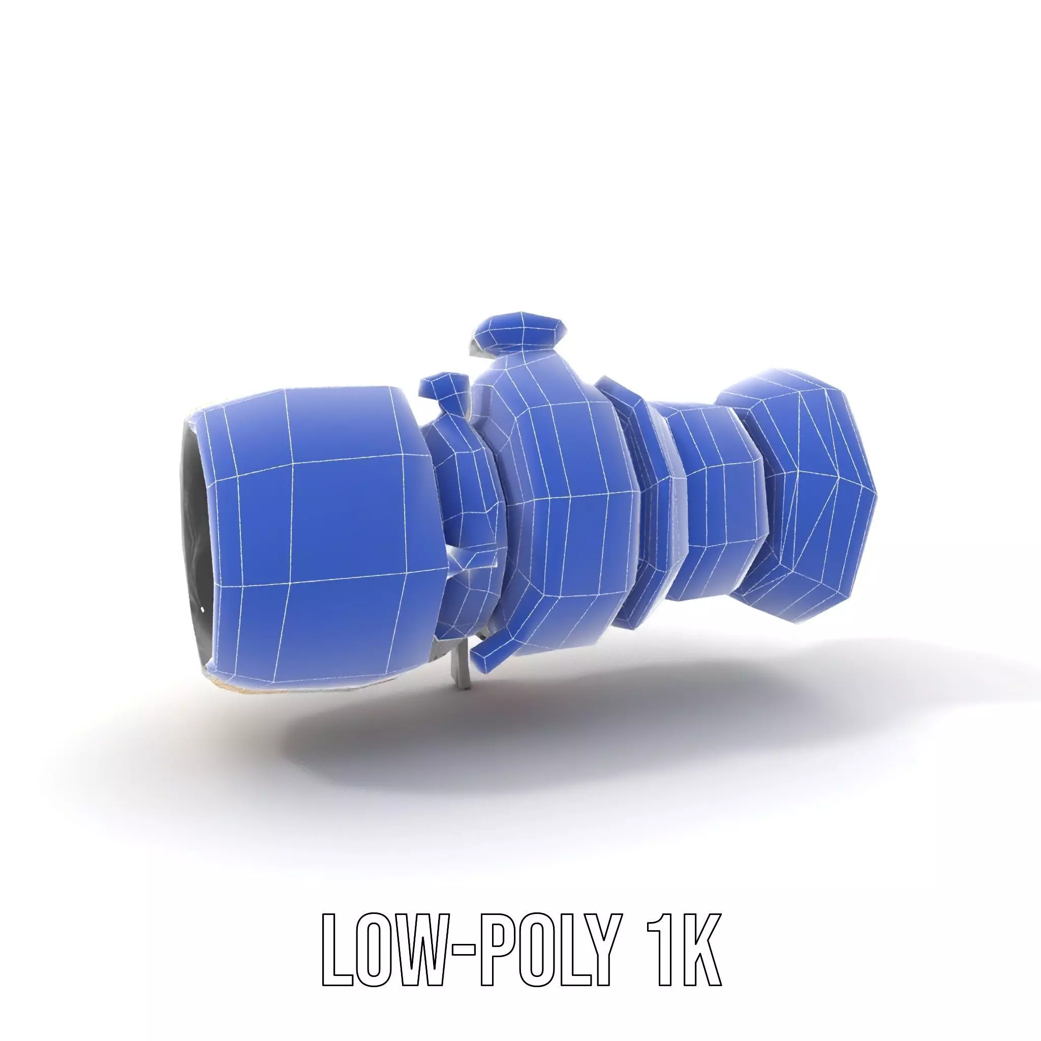 Advanced Turbojet Engine Model Pack Low-poly 3D model_20