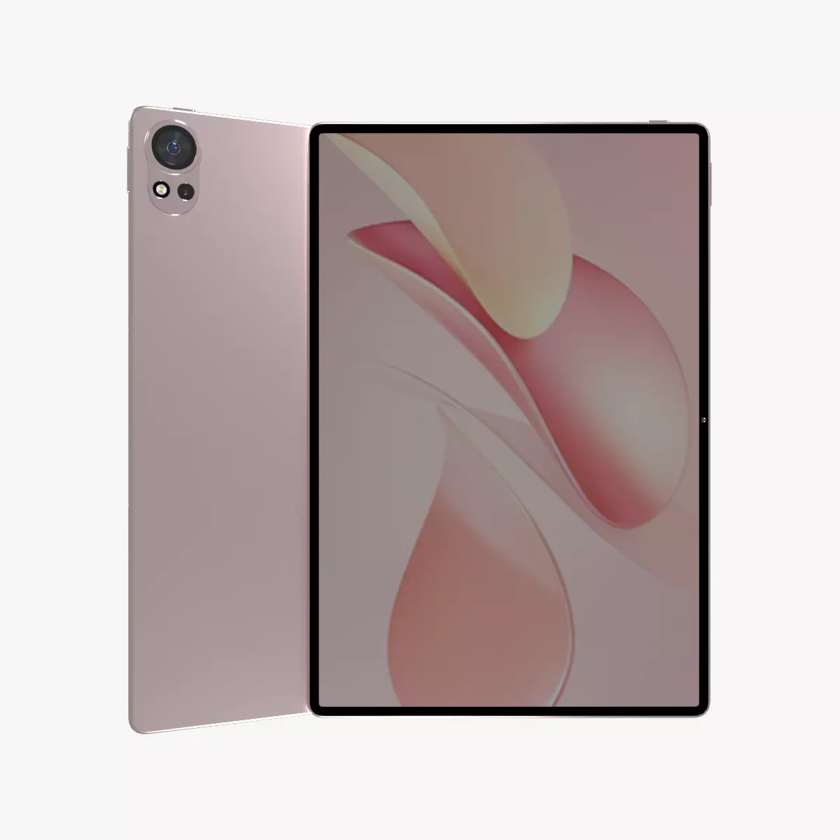 Huawei MatePad Air Pink 2025 Low-poly 3D model_0