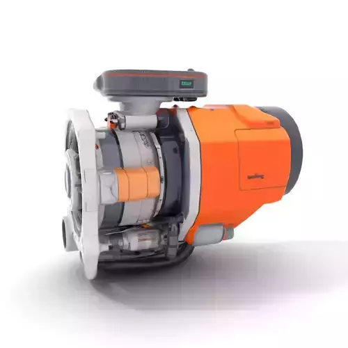 Futuristic Engine Component Model Pack Low-poly 3D model