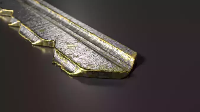 Photorealistic Key 3D Model