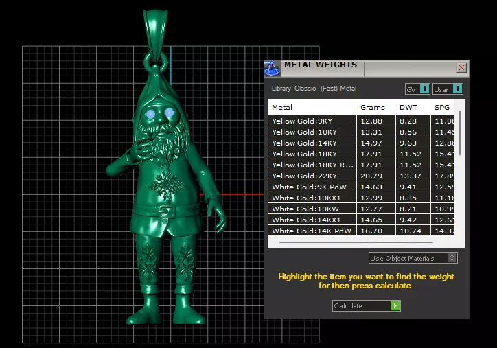 DWARF PENDANT 3ED 3D print model_7