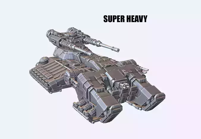 Astro Super-heavy Tank 3D print model
