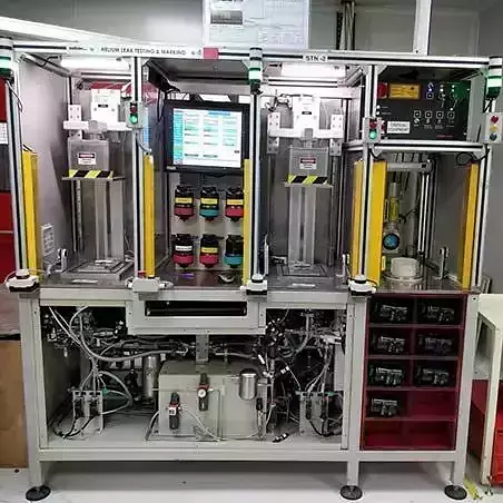 Helium Leak Testing System