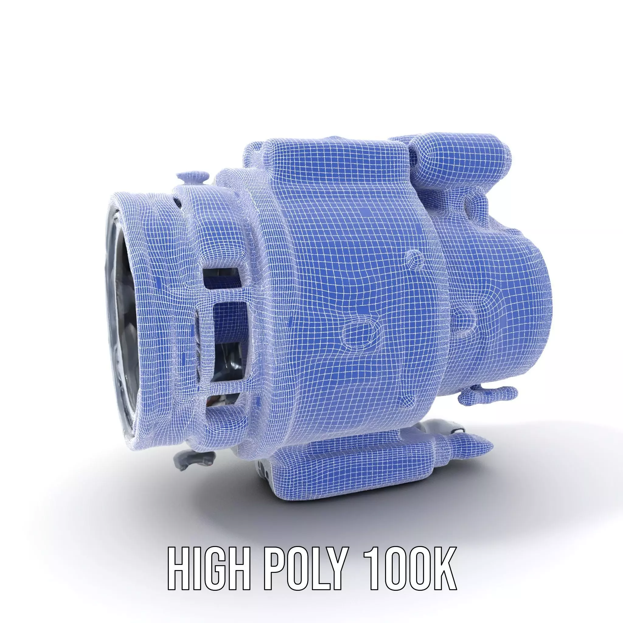 Futuristic Engine Model Pack for SciFi Projects Low-poly 3D model_5