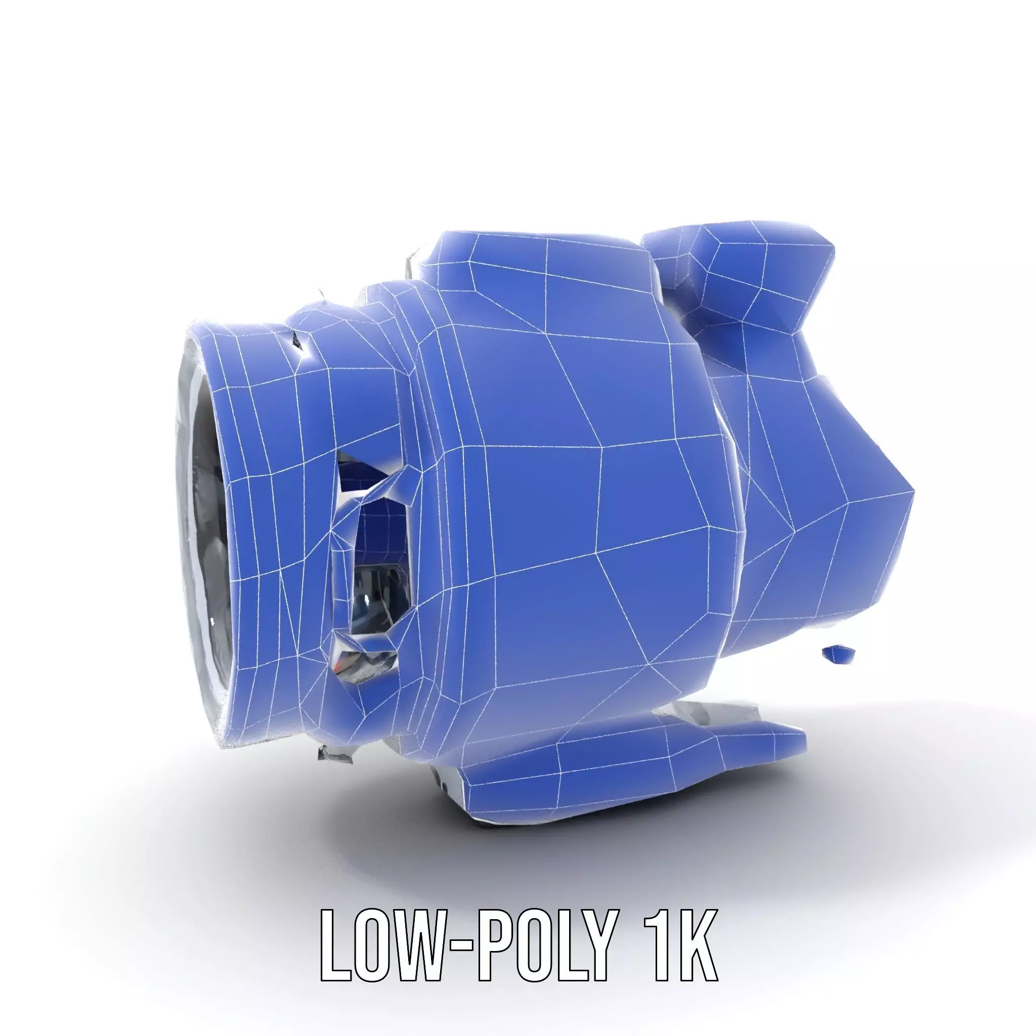 Futuristic Engine Model Pack for SciFi Projects Low-poly 3D model_29