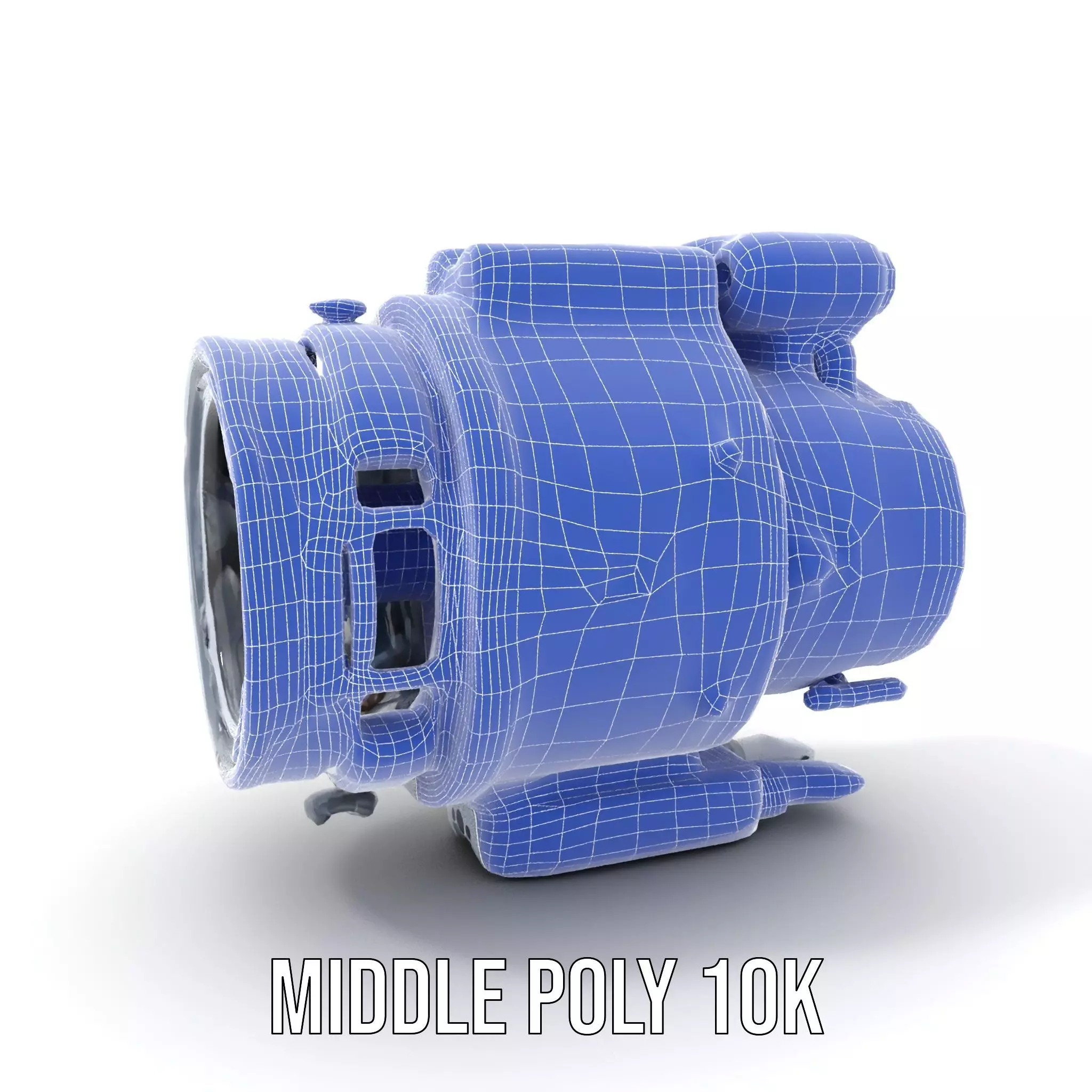 Futuristic Engine Model Pack for SciFi Projects Low-poly 3D model_19