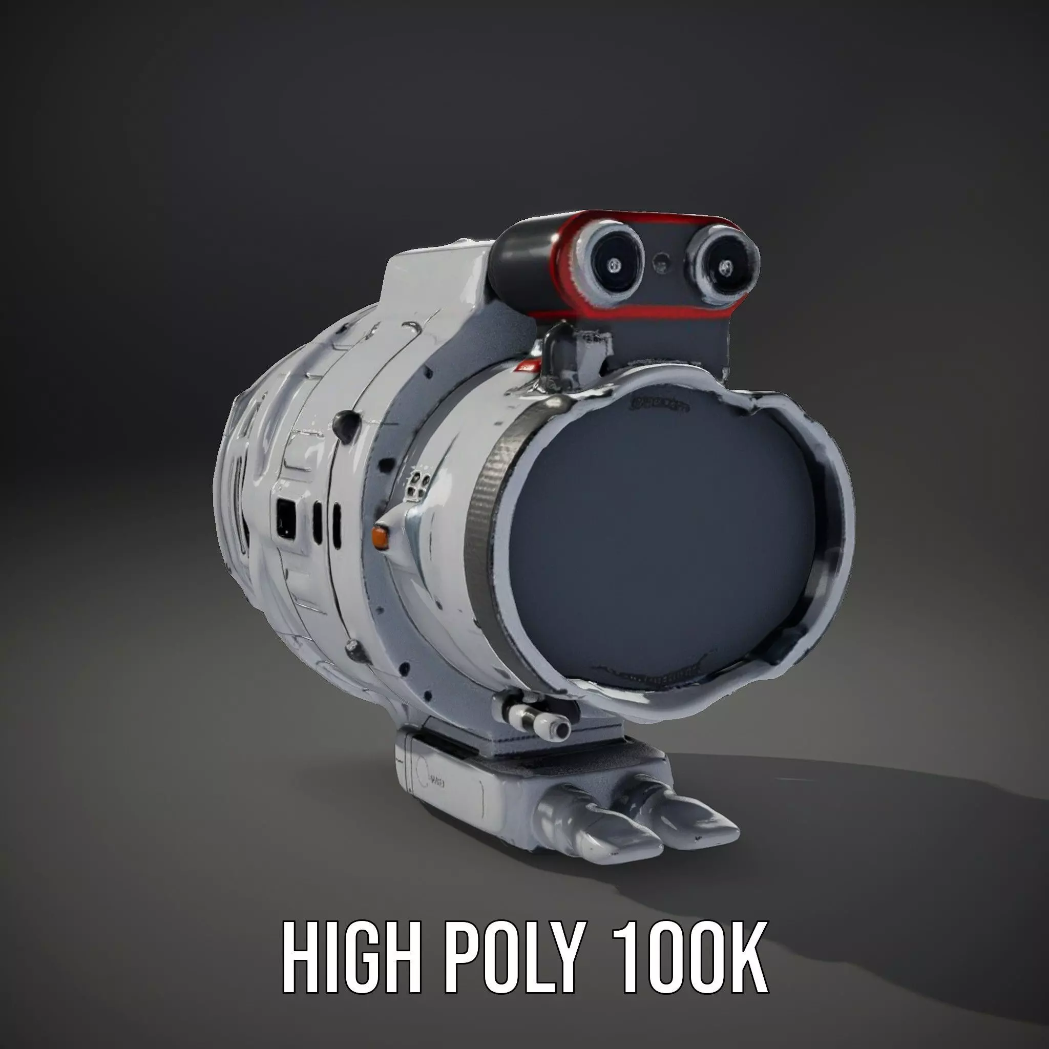 Futuristic Engine Model Pack for SciFi Projects Low-poly 3D model_13