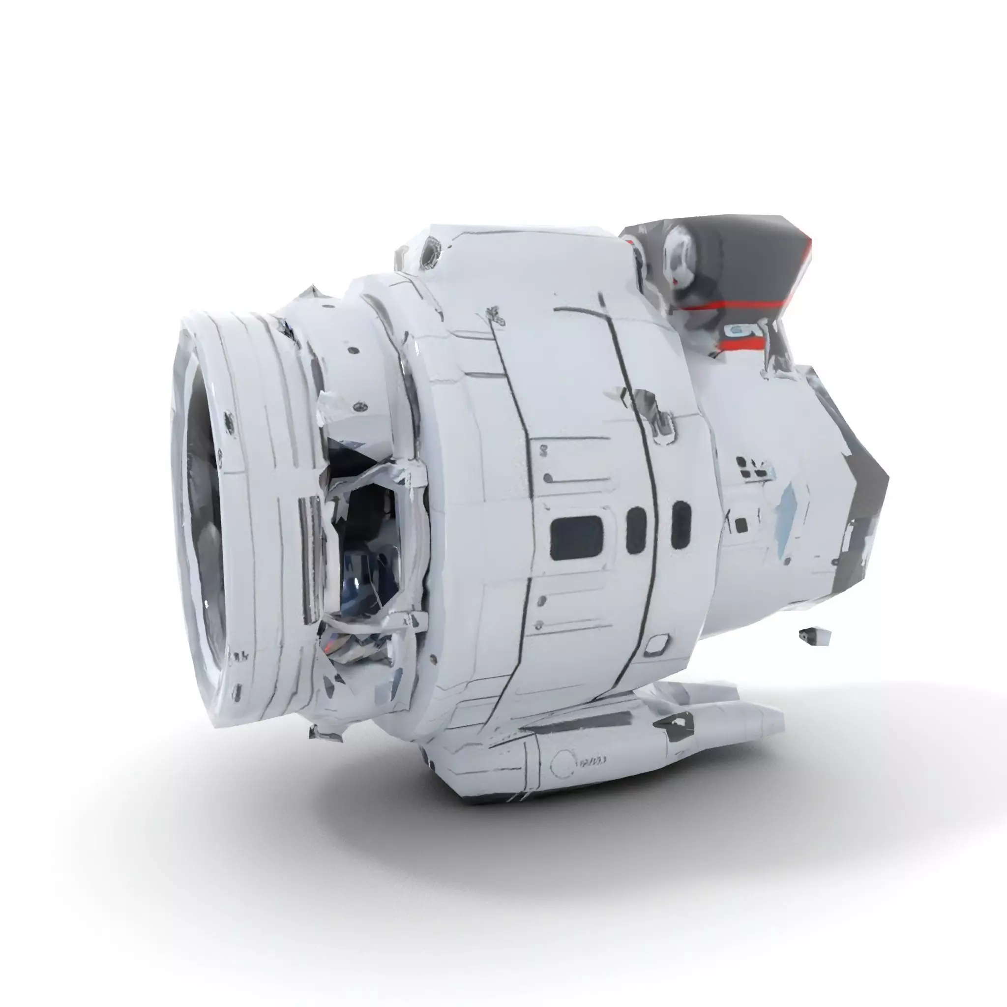 Futuristic Engine Model Pack for SciFi Projects Low-poly 3D model_8