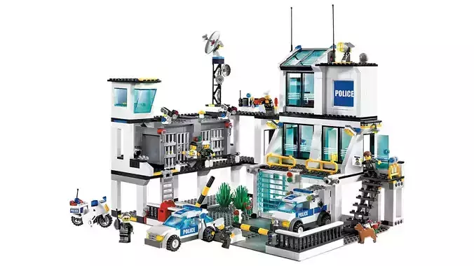 TwindBricks3D - 7744 Police Headquarters