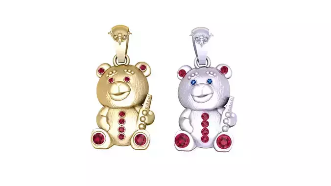 BEAR GOLD PENDANT 