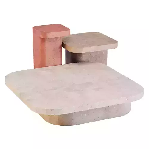 Desiree Kublo Outdoor - Coffee and Side Tables 3D model