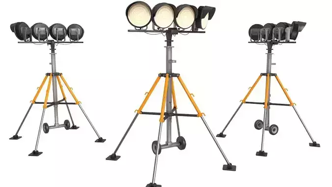 Stadium Light  3D model