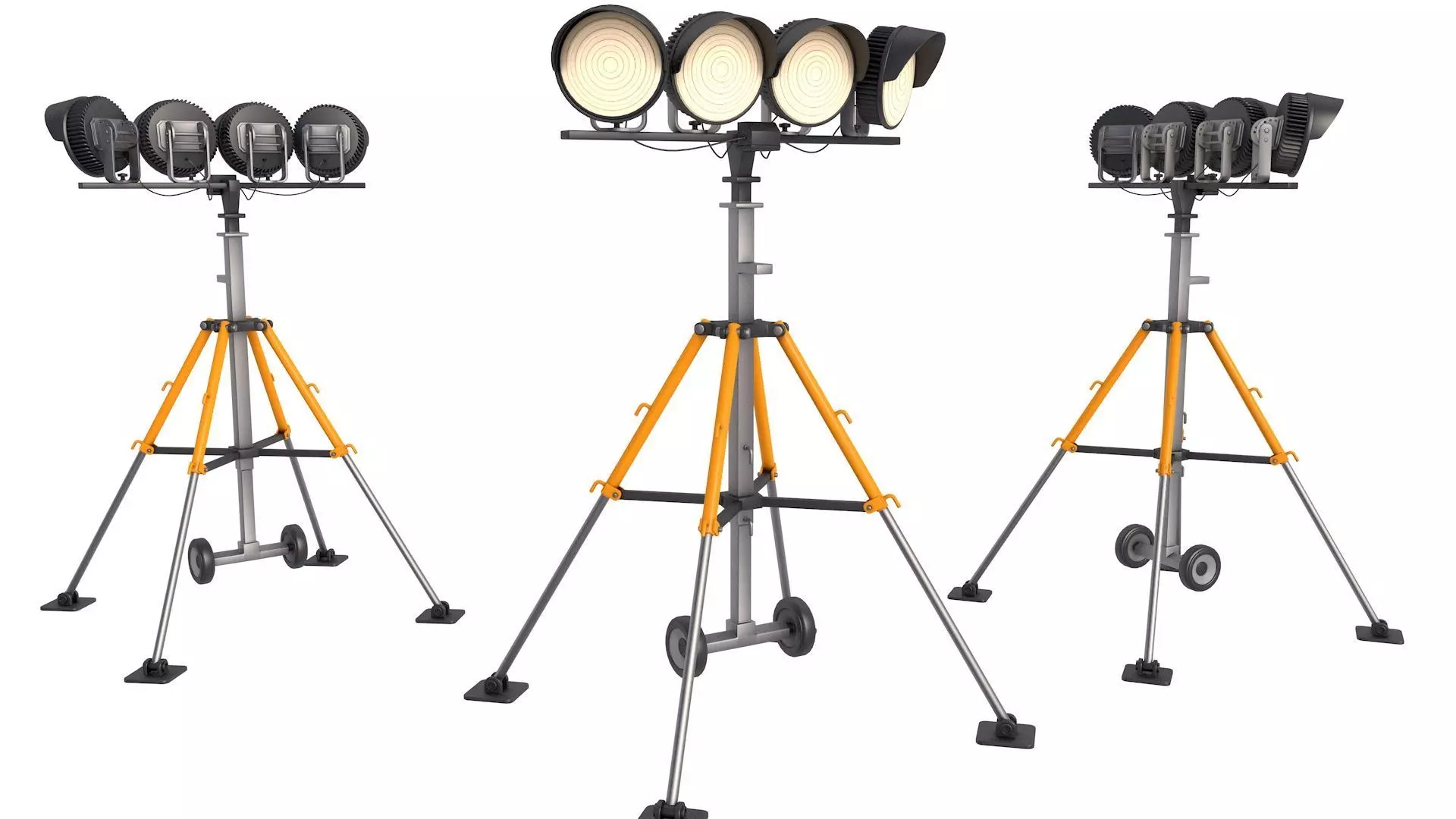 Stadium Light  3D model_0