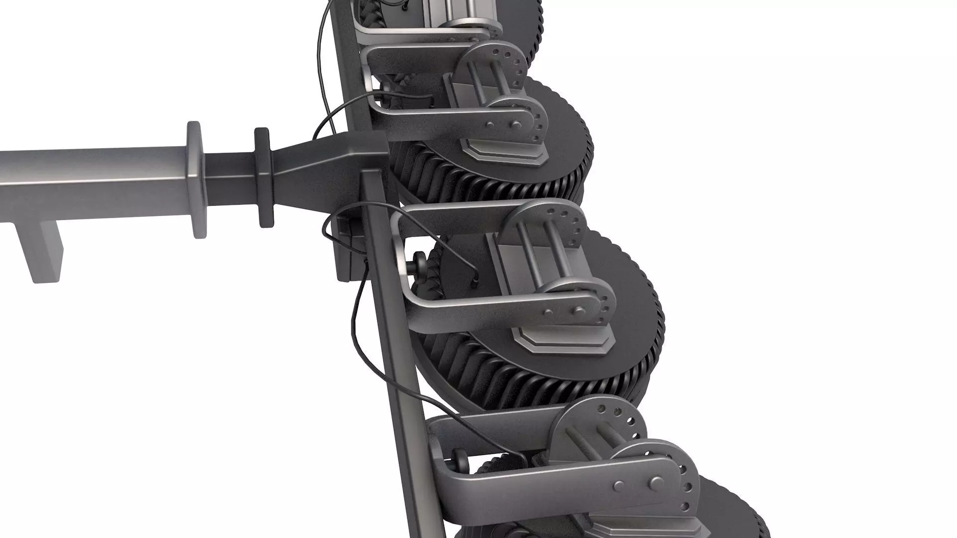 Stadium Light  3D model_5