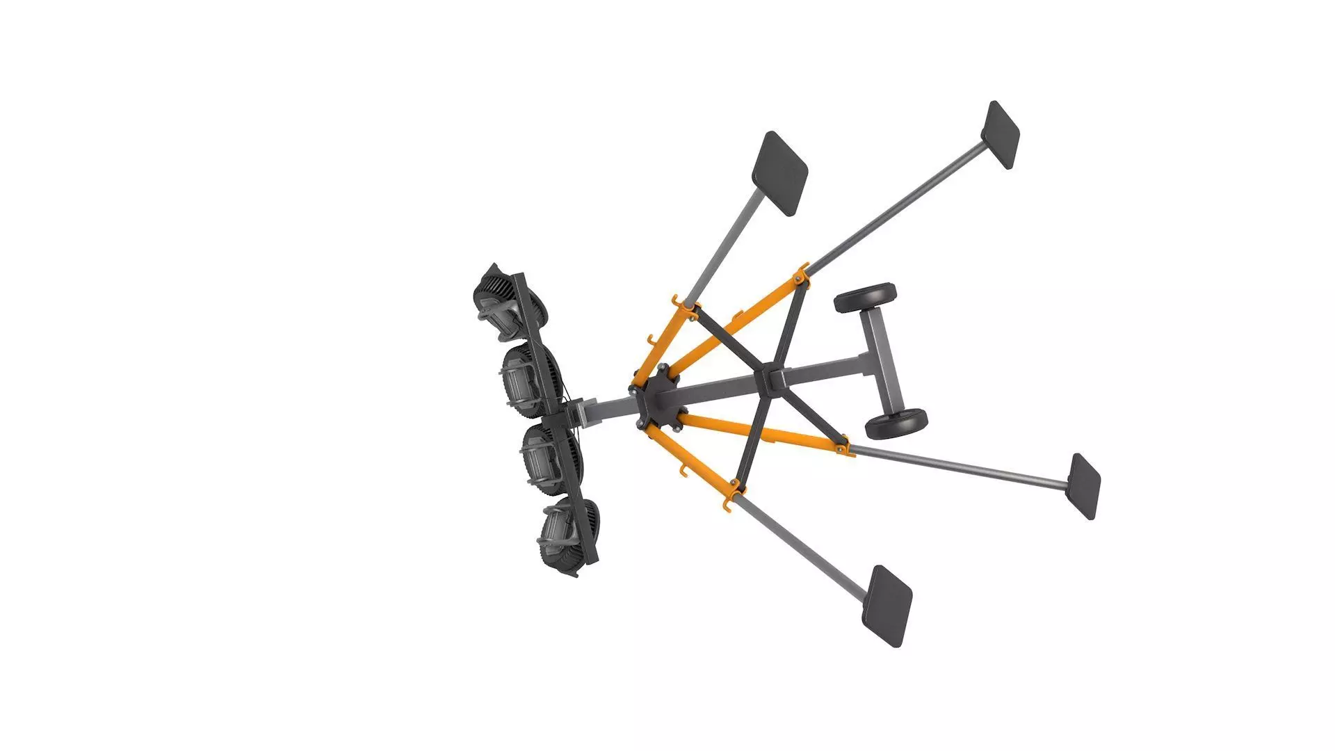 Stadium Light  3D model_2