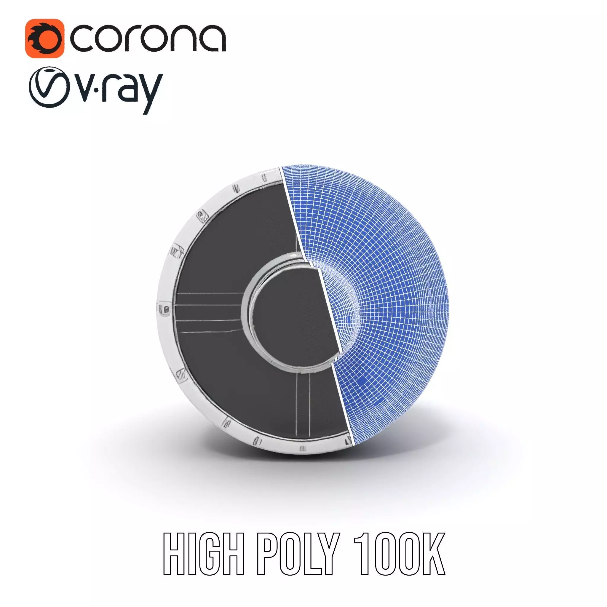 Jet Engine Model Pack with Detailed Components Low-poly 3D model_33