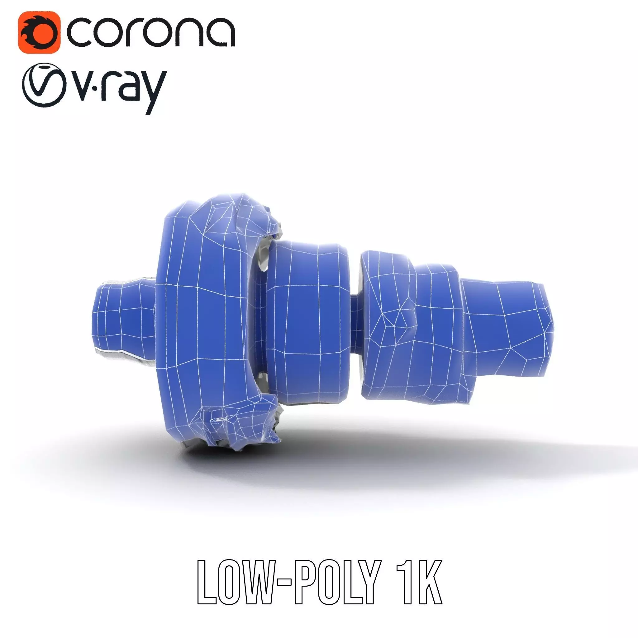 Jet Engine Model Pack with Detailed Components Low-poly 3D model_28