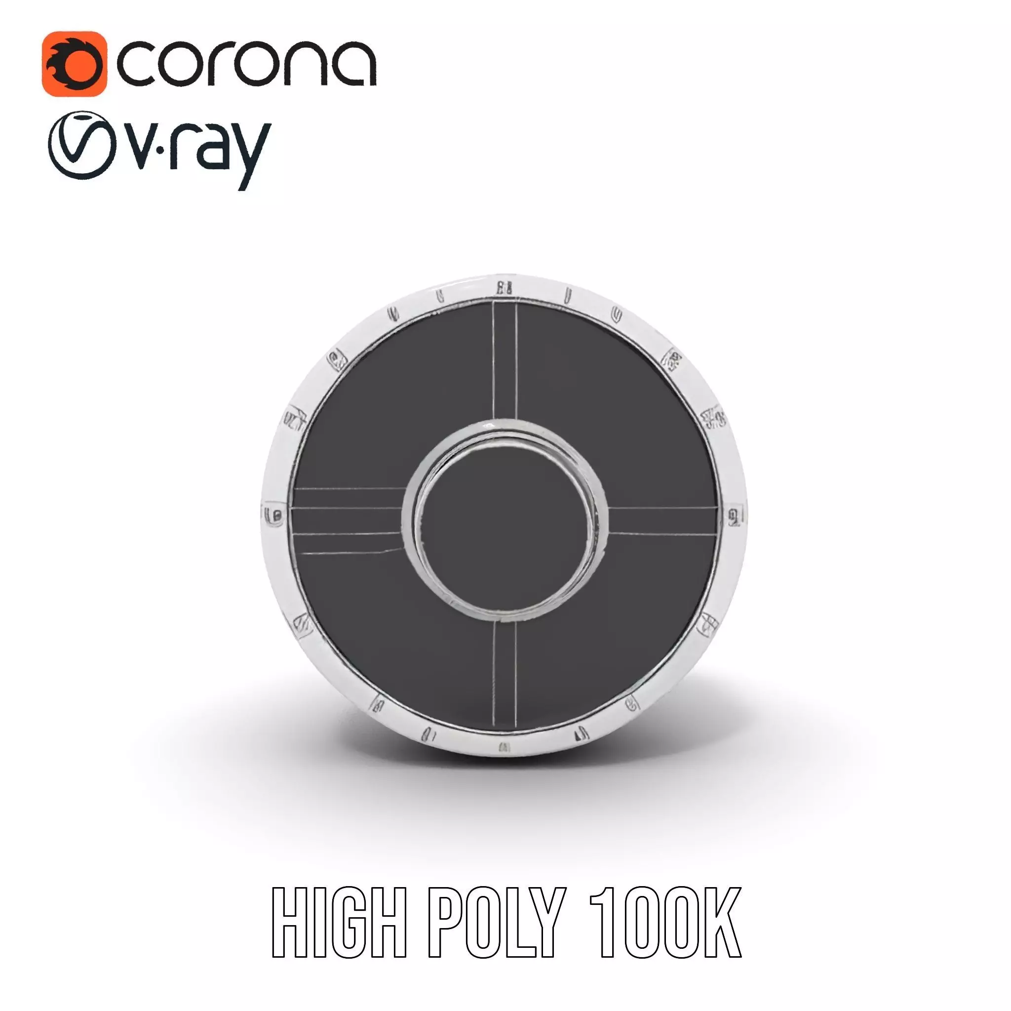 Jet Engine Model Pack with Detailed Components Low-poly 3D model_21