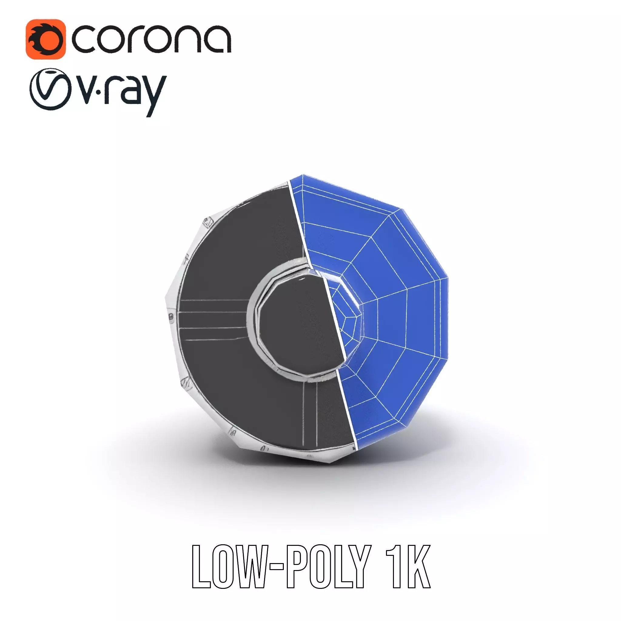 Jet Engine Model Pack with Detailed Components Low-poly 3D model_26