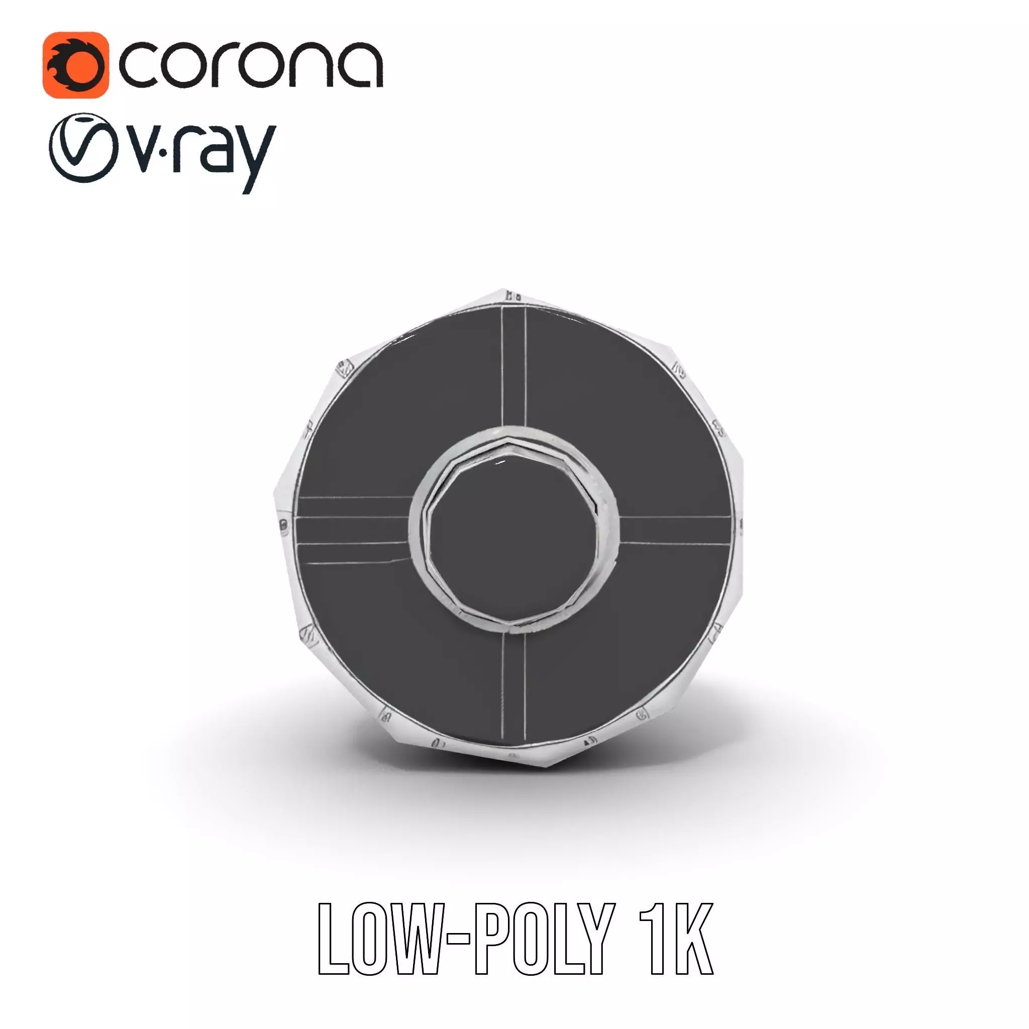 Jet Engine Model Pack with Detailed Components Low-poly 3D model_8