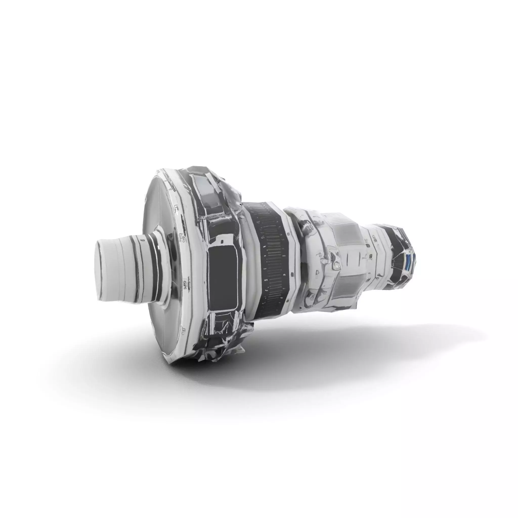 Jet Engine Model Pack with Detailed Components Low-poly 3D model_20