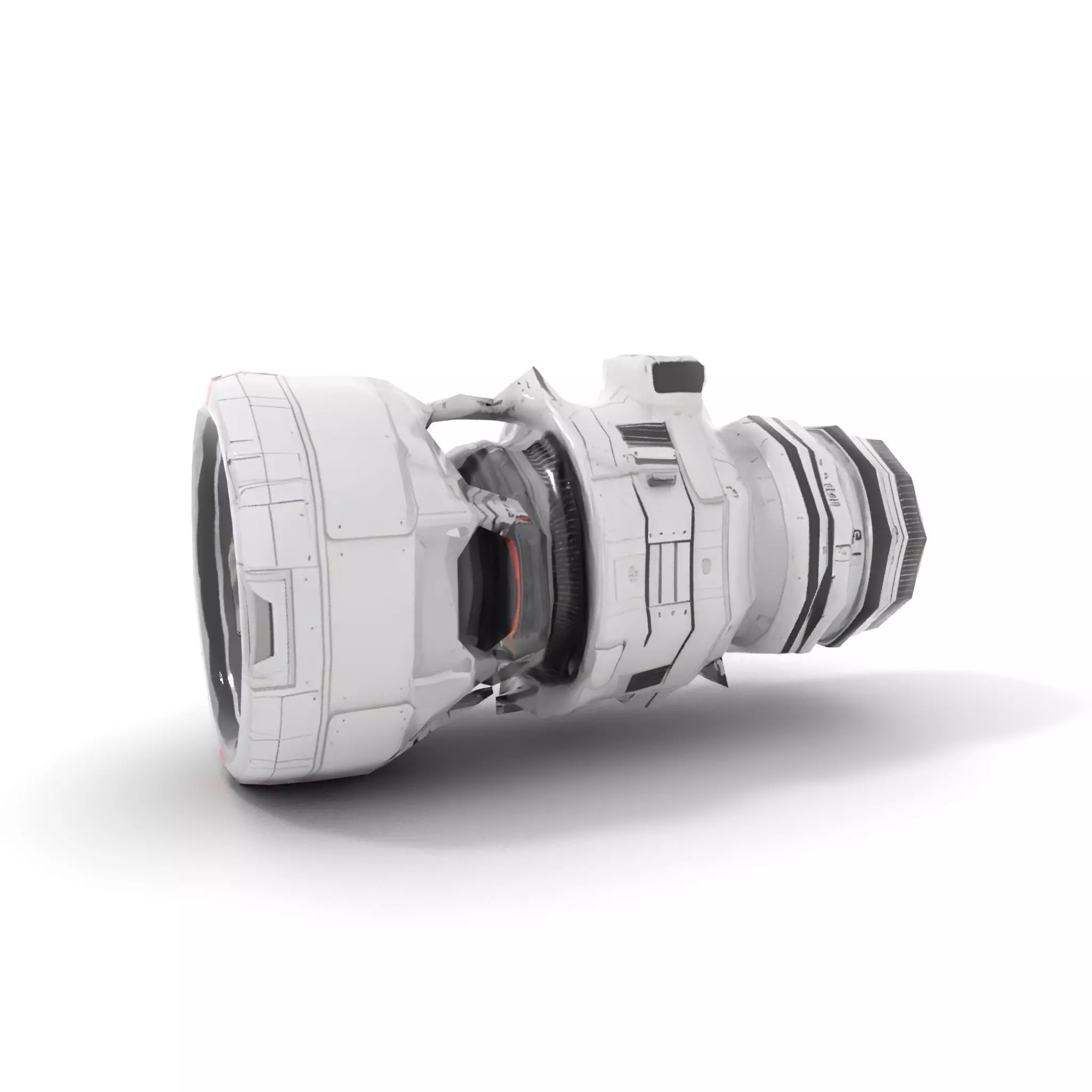 Futuristic Engine Model Pack for SciFi Projects Low-poly 3D model_18