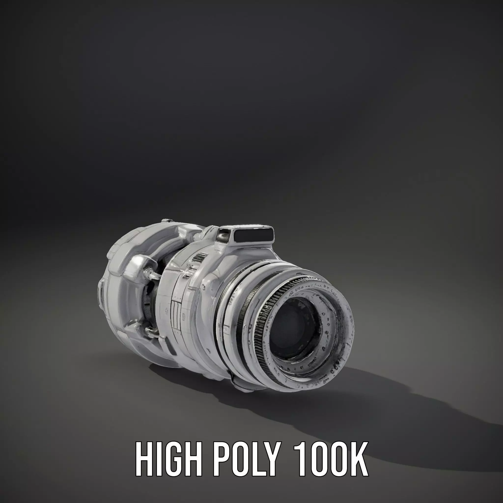 Futuristic Engine Model Pack for SciFi Projects Low-poly 3D model_11