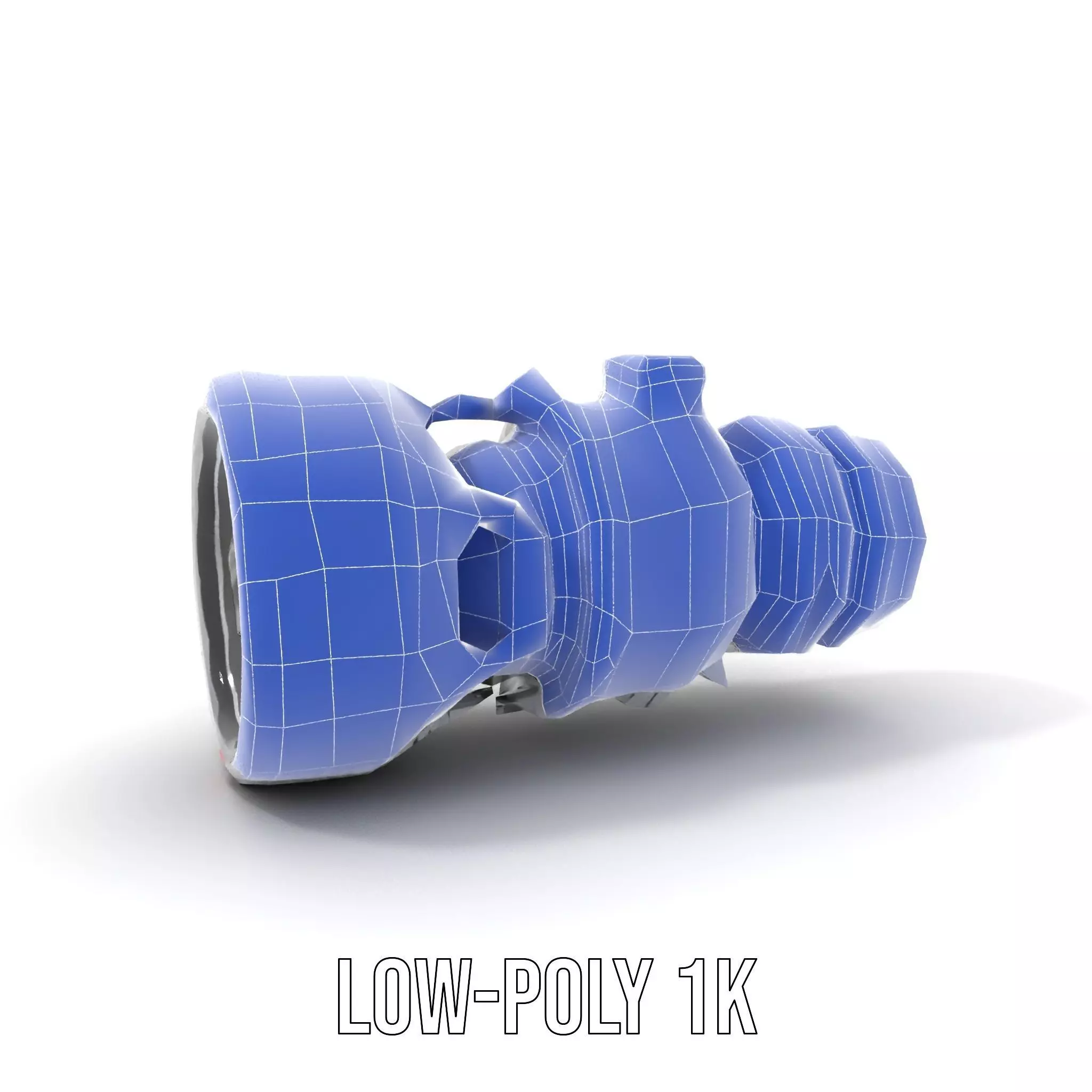 Futuristic Engine Model Pack for SciFi Projects Low-poly 3D model_20