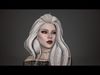 Vampire Lady Low-poly 3D model_1