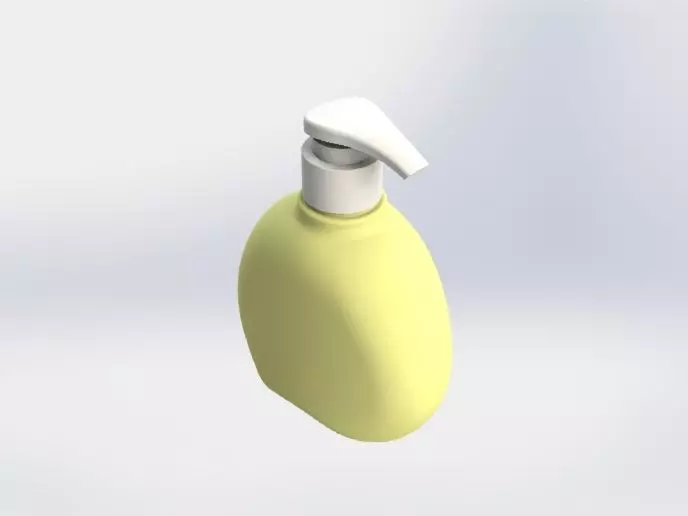250ML APPLE BOTTLE Free 3D print model