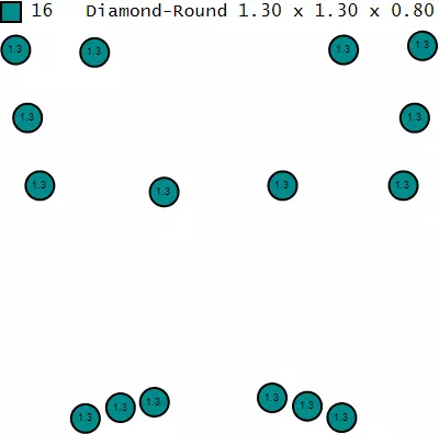 bulldog pendant  3D print model_4