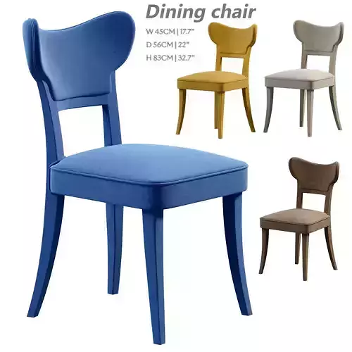 Francoise Chair By Munna Low-poly 3D model