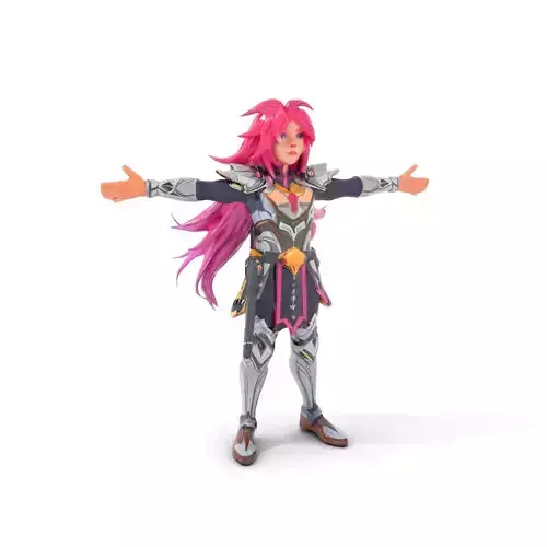 Fantasy Warrior Character Model Pack