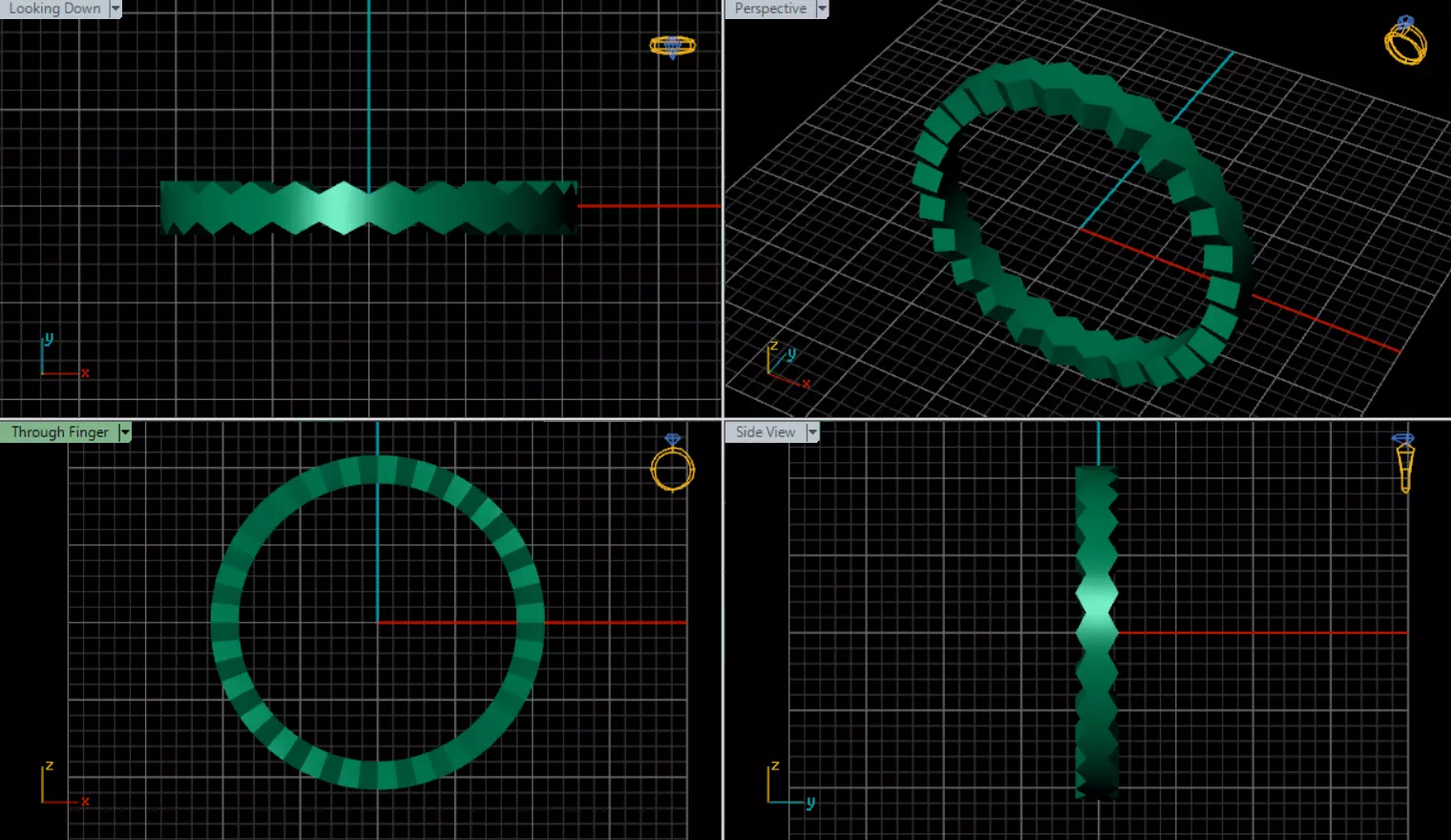 Ring Chamulet 3D print model_5